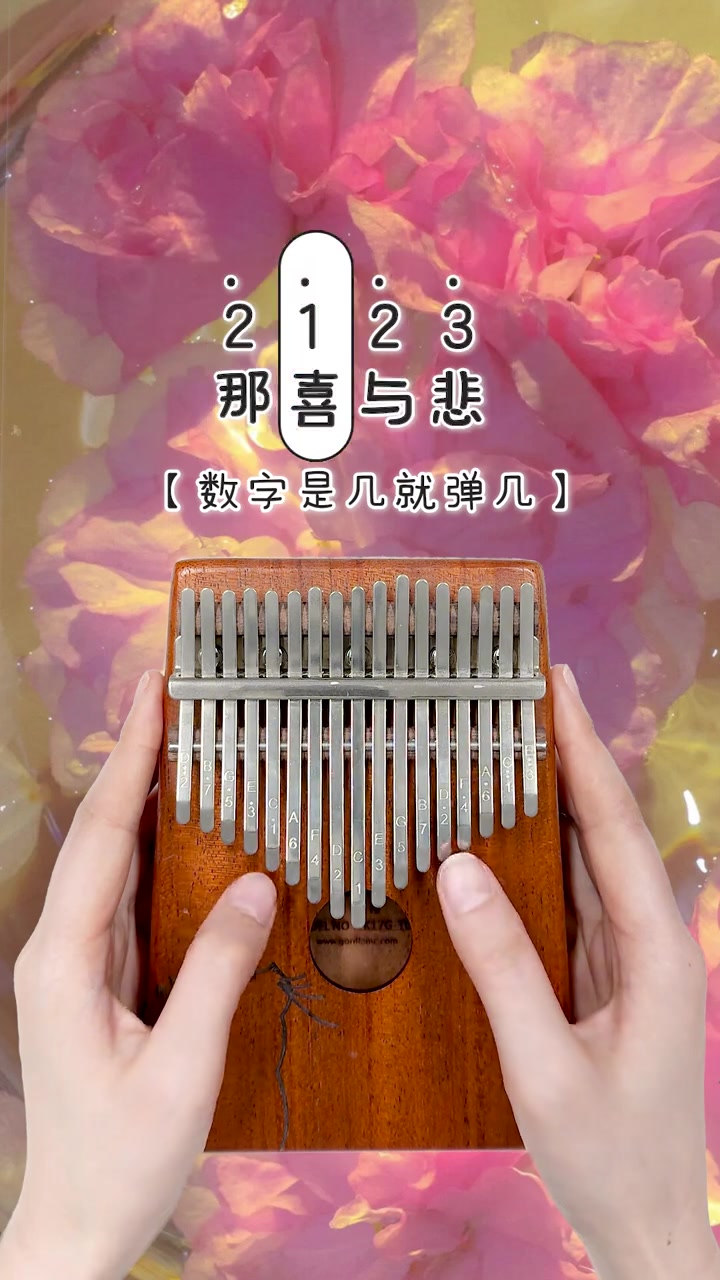 卡林巴拇指琴《锁》简谱分享，简单好懂