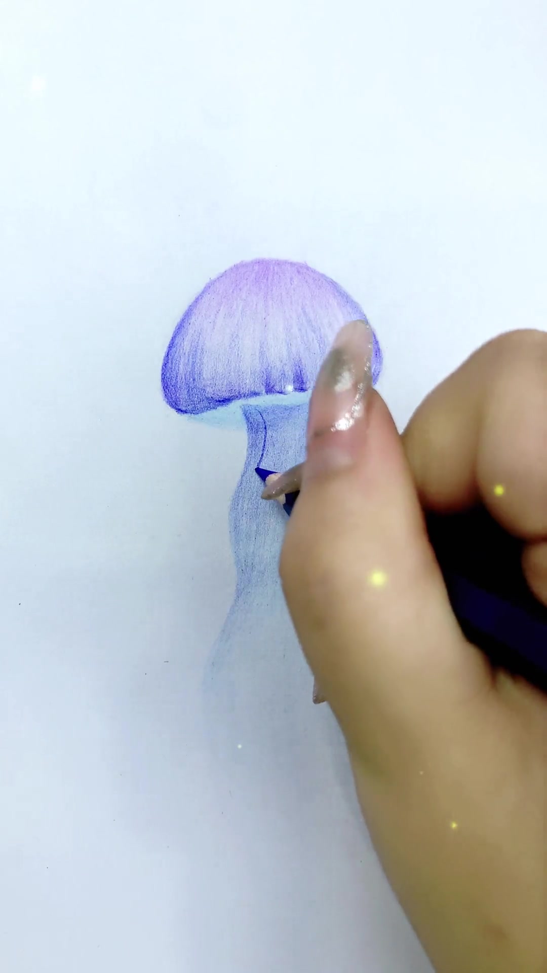 超简单!儿童也能画的水母简笔画