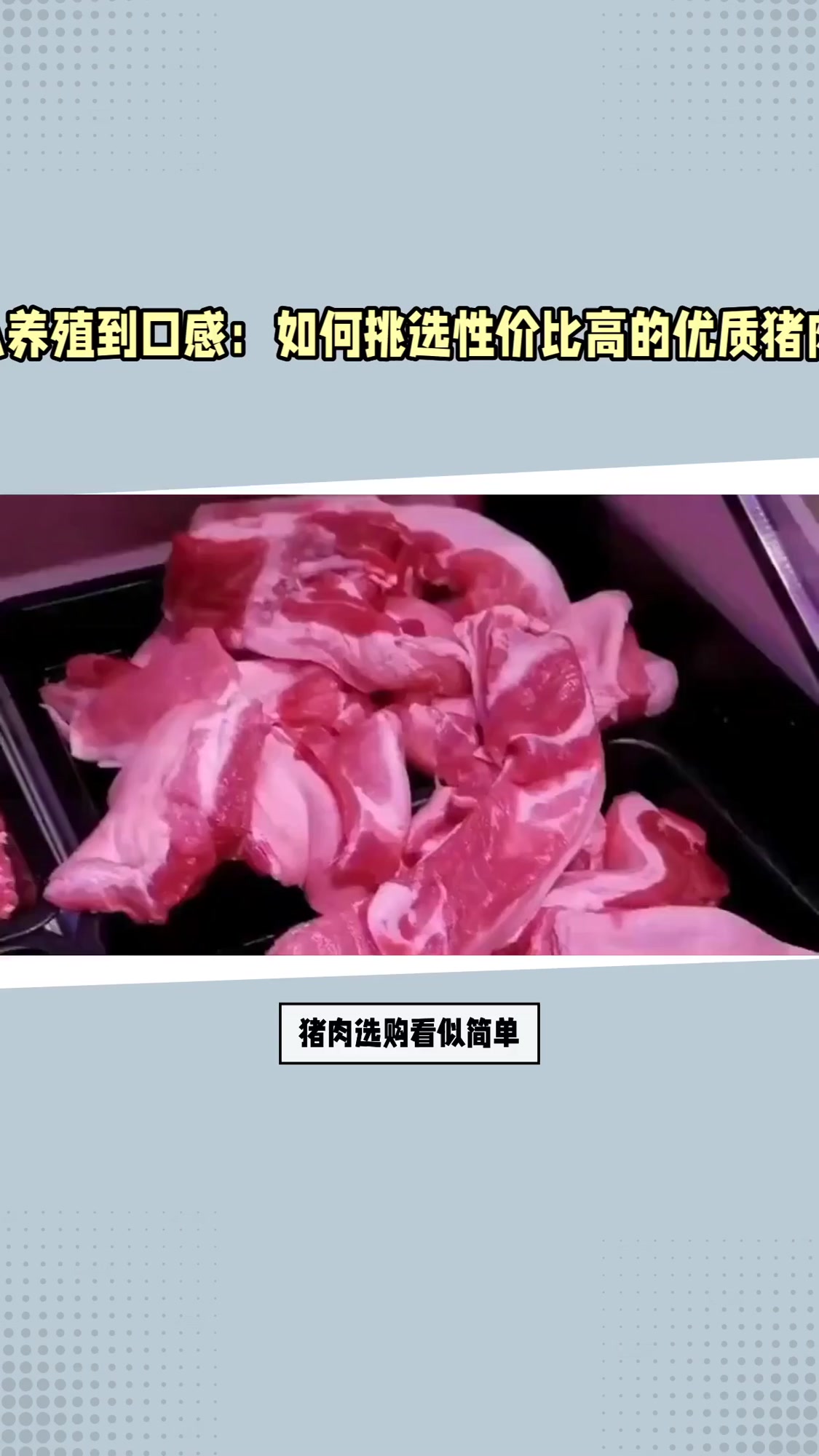 什么牌子猪肉体验好又实惠？这3款实测口感鲜嫩价格透明