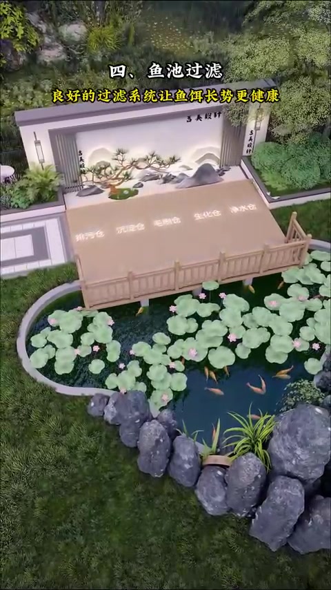 庭院鱼池设计方法