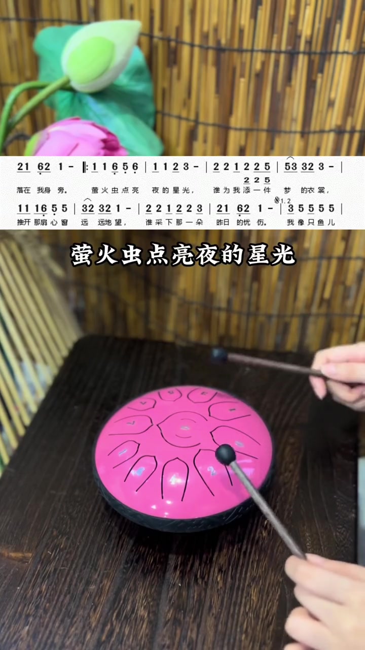 教你空灵鼓版荷塘月色简谱怎么弹