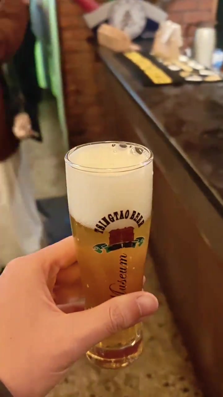 青岛啤酒博物馆门票六十，这一刻值回票价