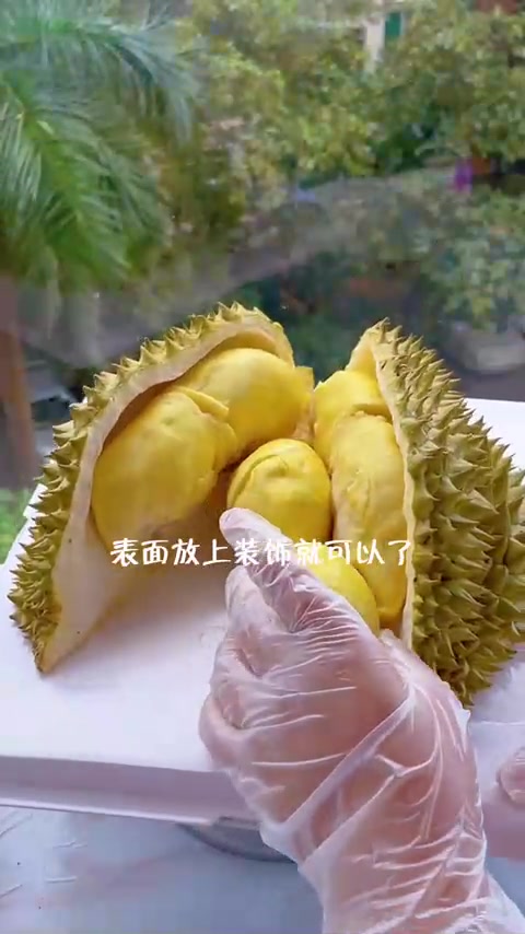 榴莲蛋糕,纯榴莲蛋糕谁能不爱呀