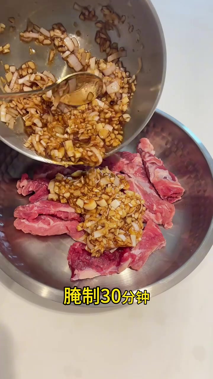 超好吃的秘制牛肋条详细版做法#美食分享 #美食教程 #牛肋条烤肉