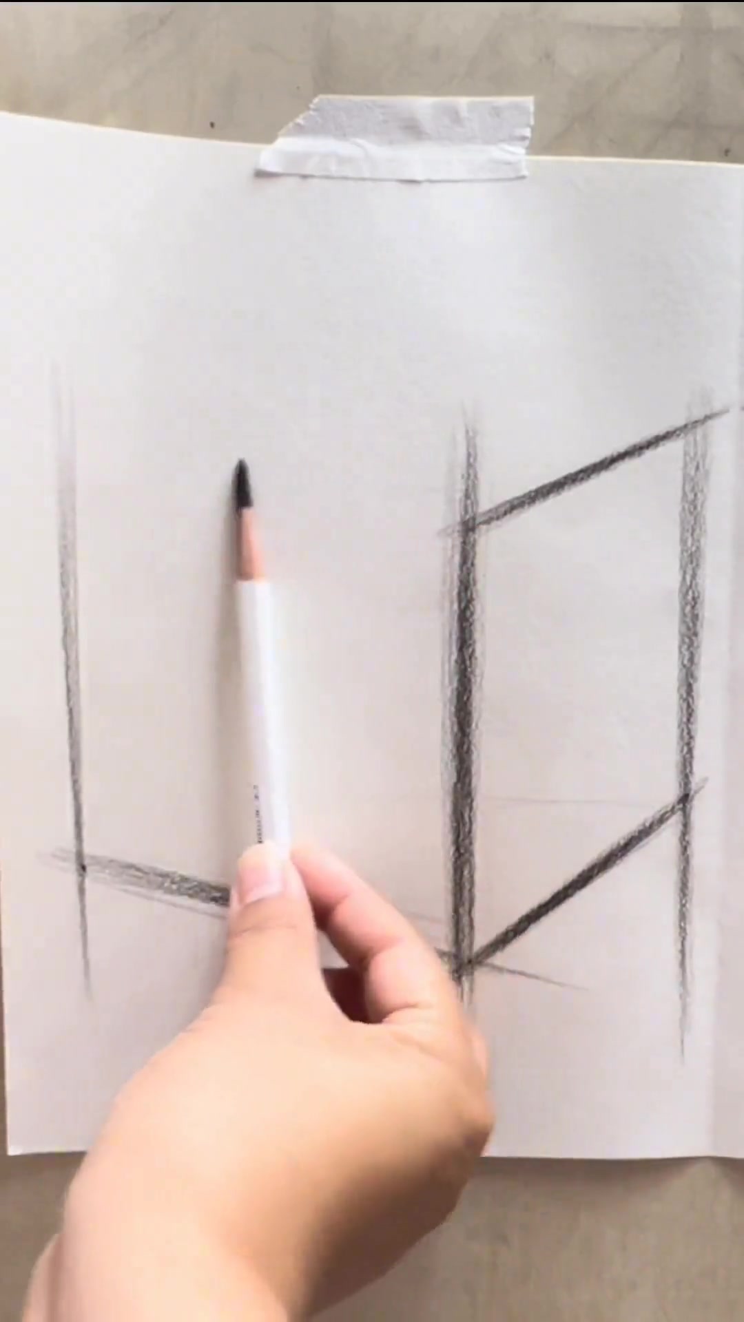 零基础学画素描正方体,超详细步骤