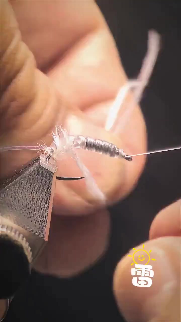 手把手绑拟真钩虾飞蝇钩教程