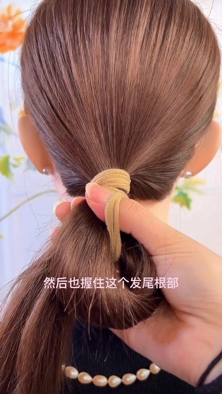 教你做鸡毛掸子发型,简单日常好打理