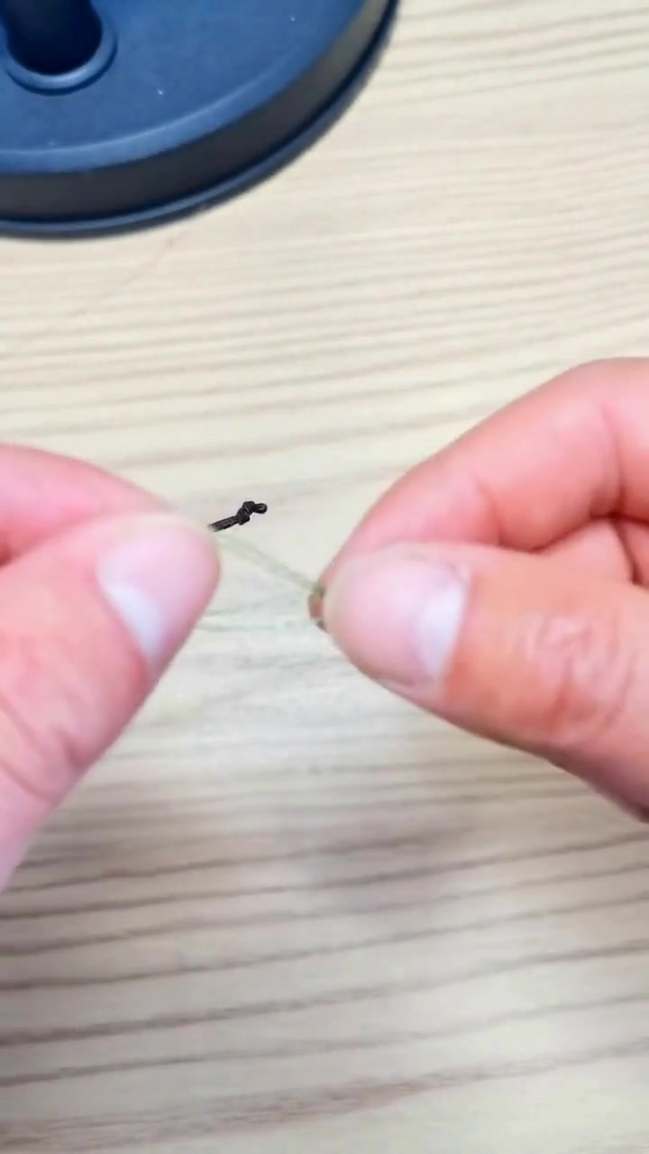 教你绑钓鱼竿稍马蹄结的实用方法