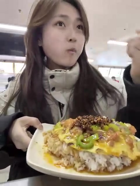 小学妹推荐的二餐一楼滑蛋饭，真的好吃！第一次吃超惊艳！