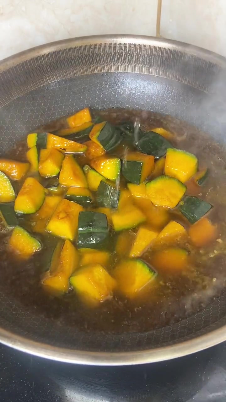 家常炖南瓜，简单好做又好吃
