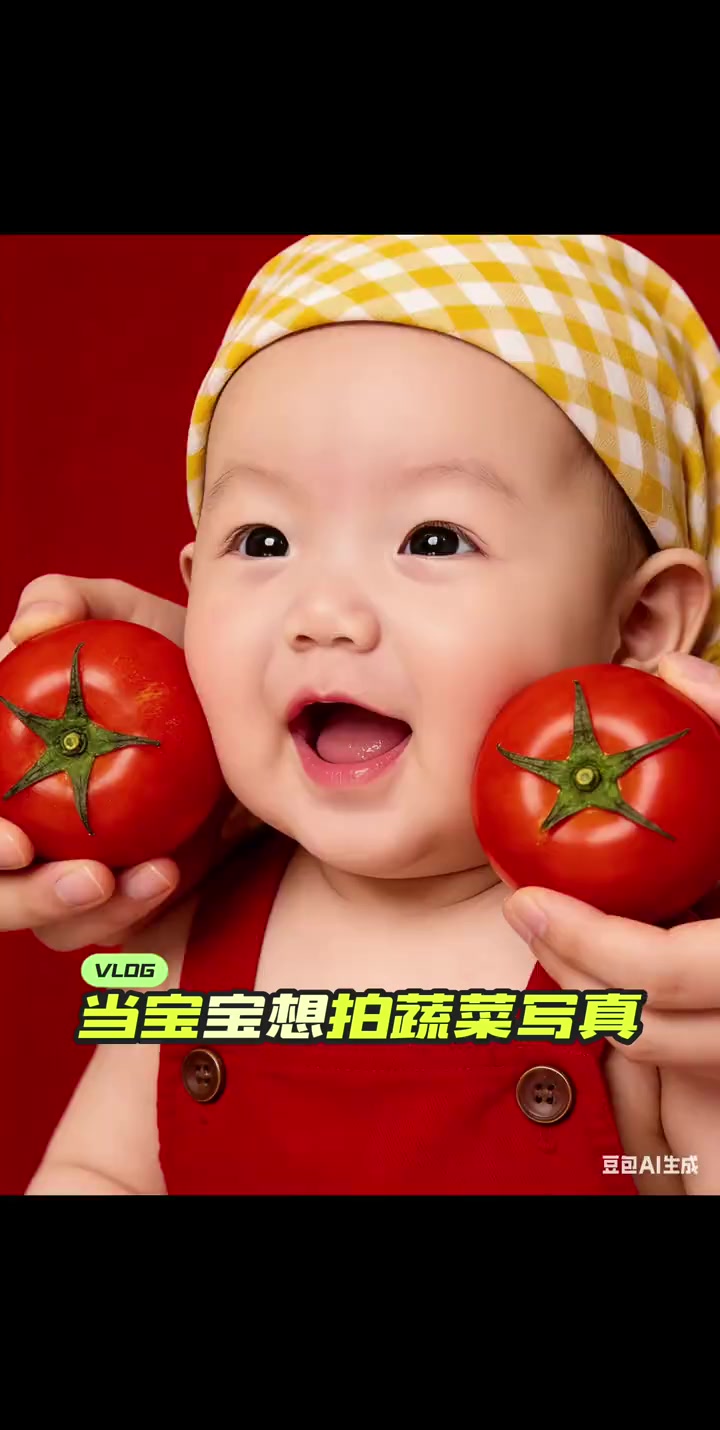 全网爆火的蔬菜写真原来是这样做的挑战在家0元搞定宝宝写真还要什么自行车谁能拒绝这么可爱的蔬