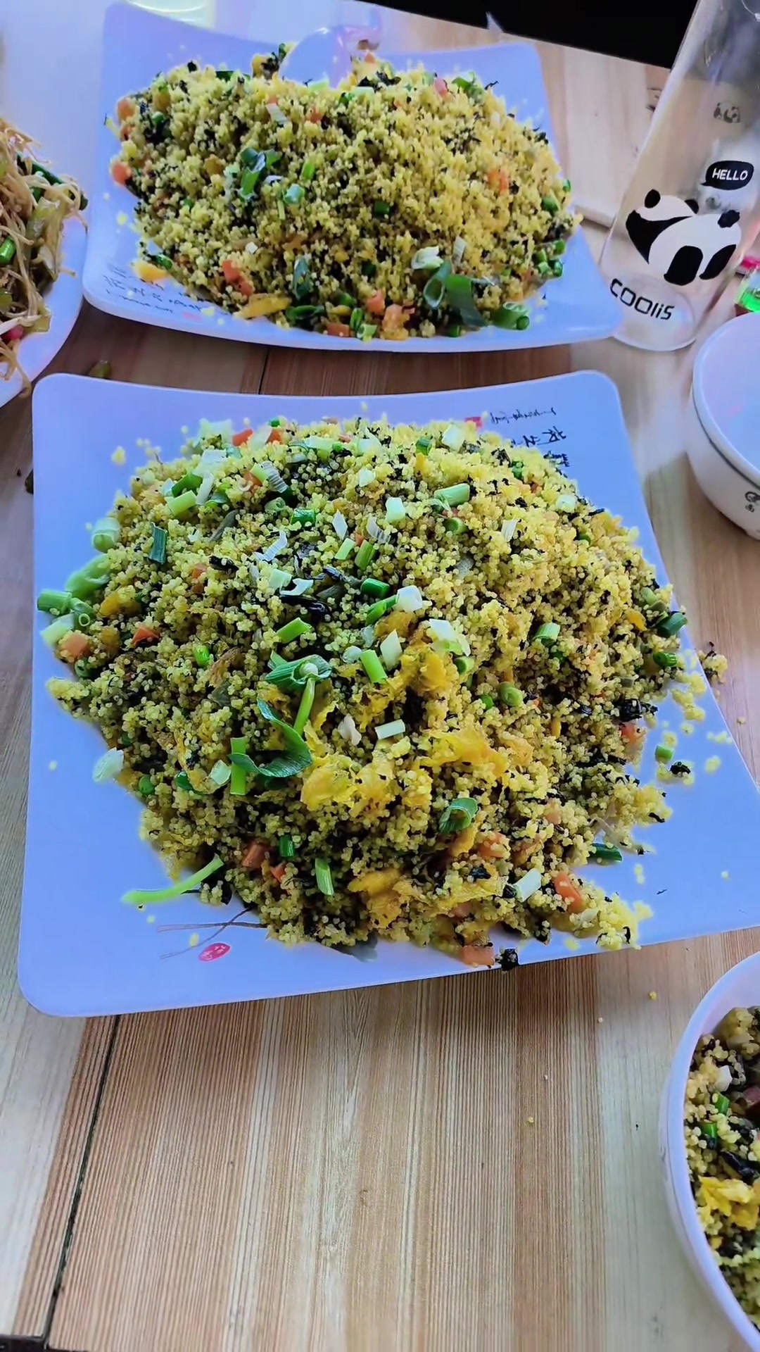 家乡特色酸凉菜炒小米，巴适得很