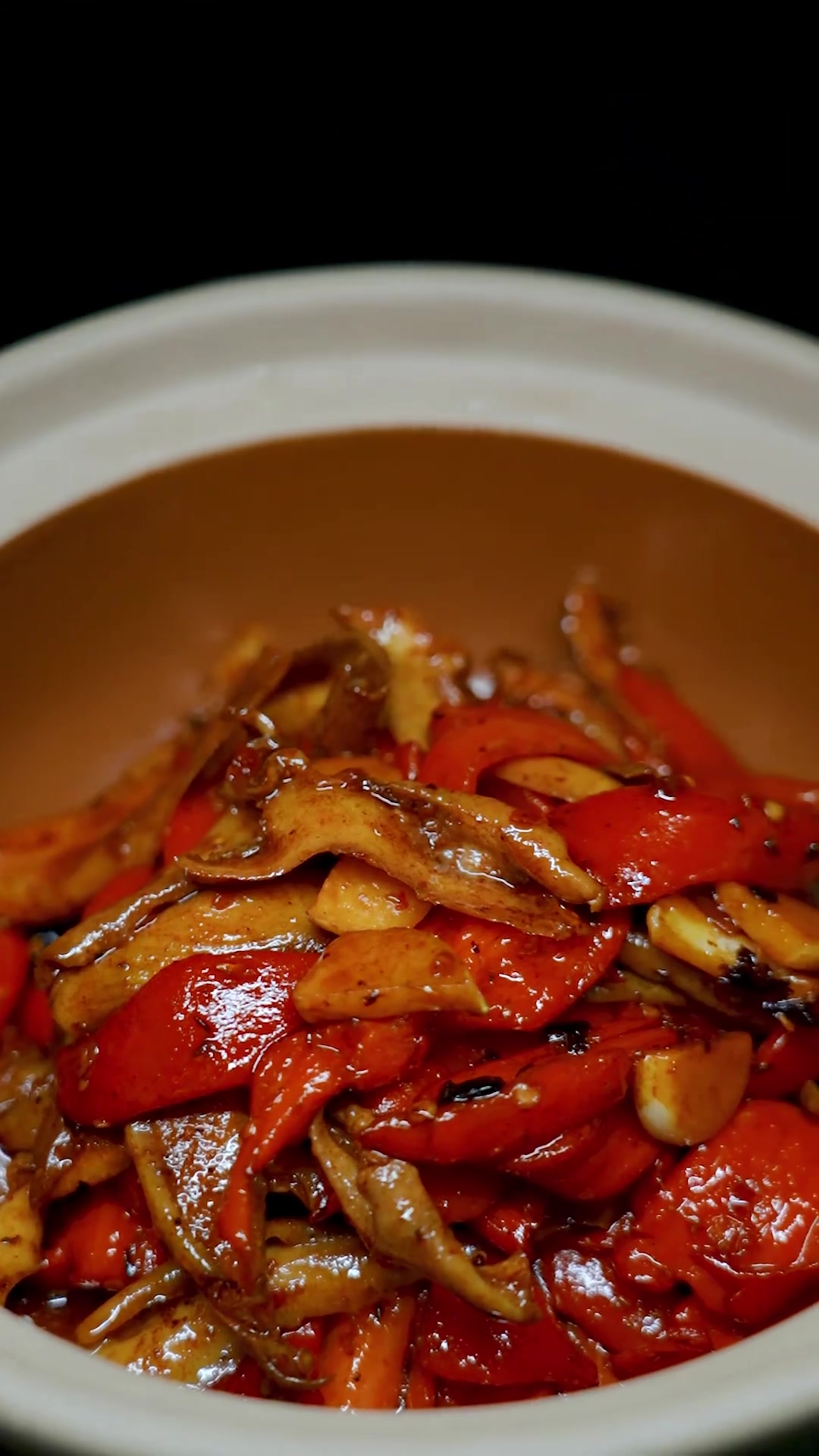 烧红椒炒肚片,湘潭菜下饭首选!长沙