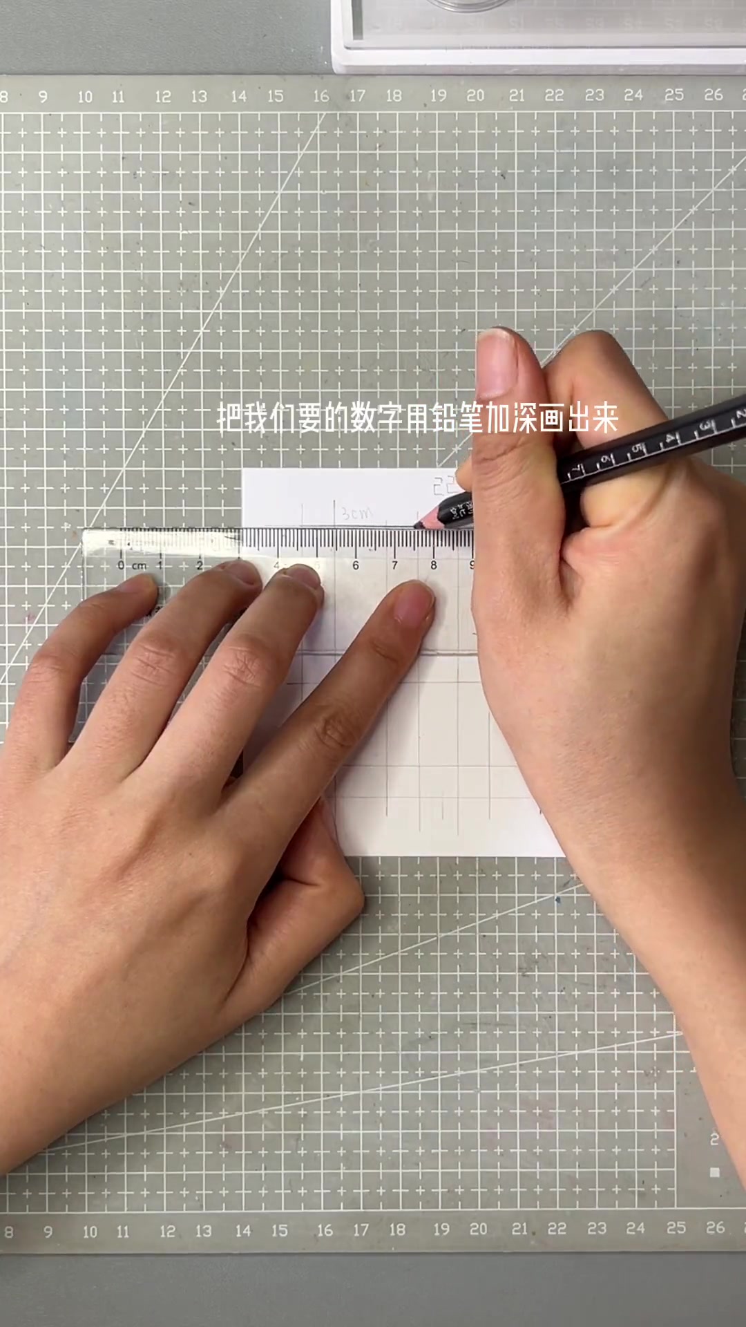 油画棒生日数字画法,简单易学,轻松掌握!
