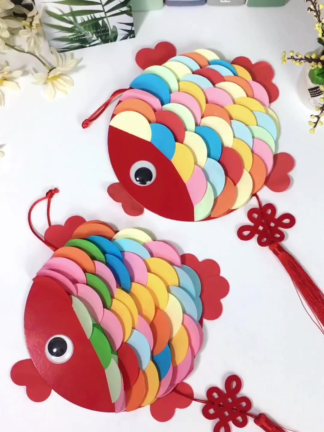 儿童小鱼灯笼制作教程，适合幼儿园中秋节手工