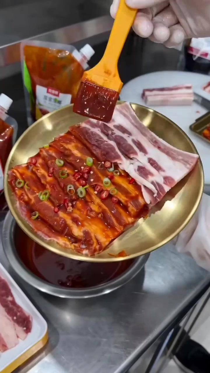 烤肉店五花肉腌制方法