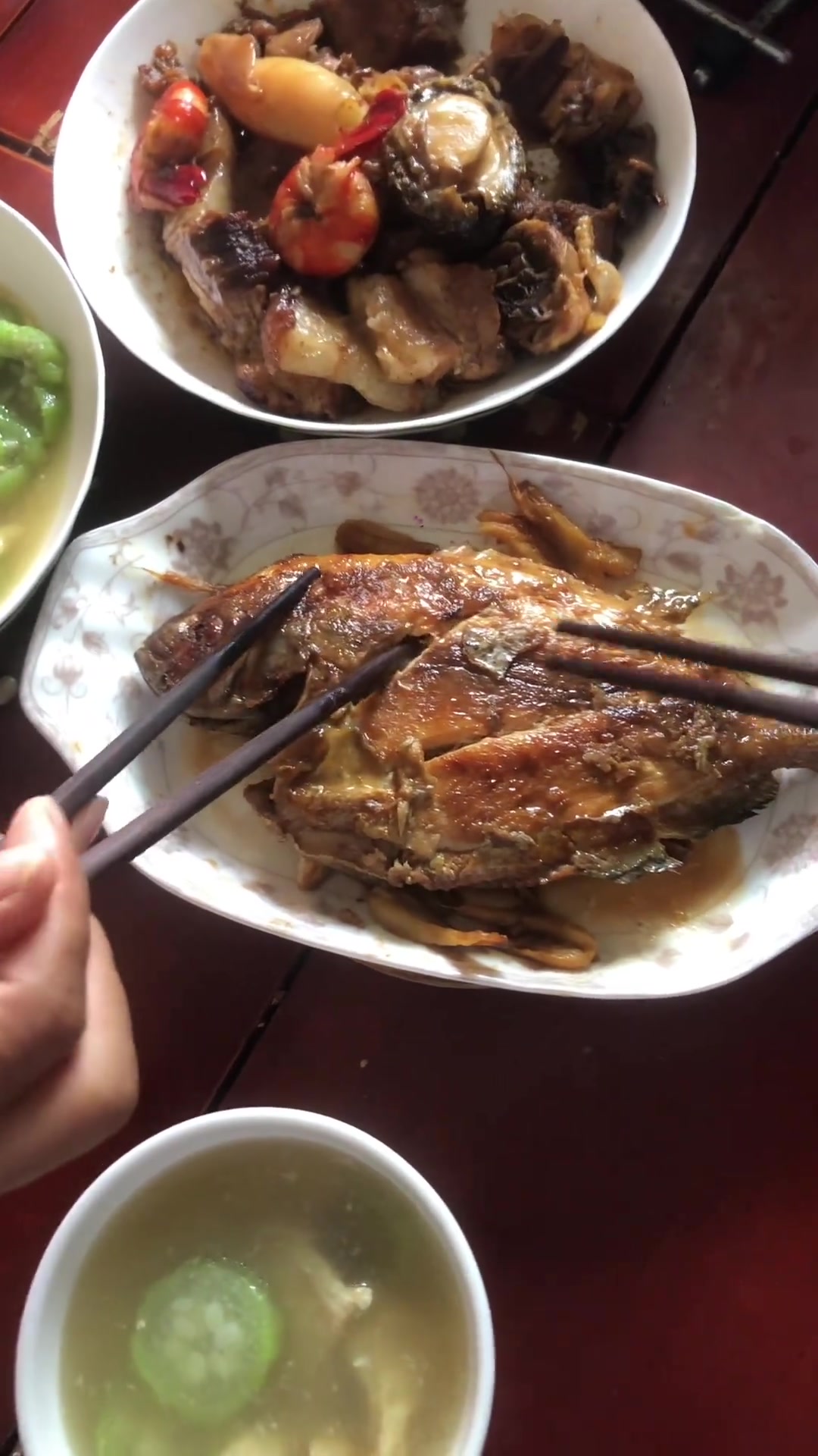 台风过后，煎焖真空深冻锁鲜黑鲳鱼