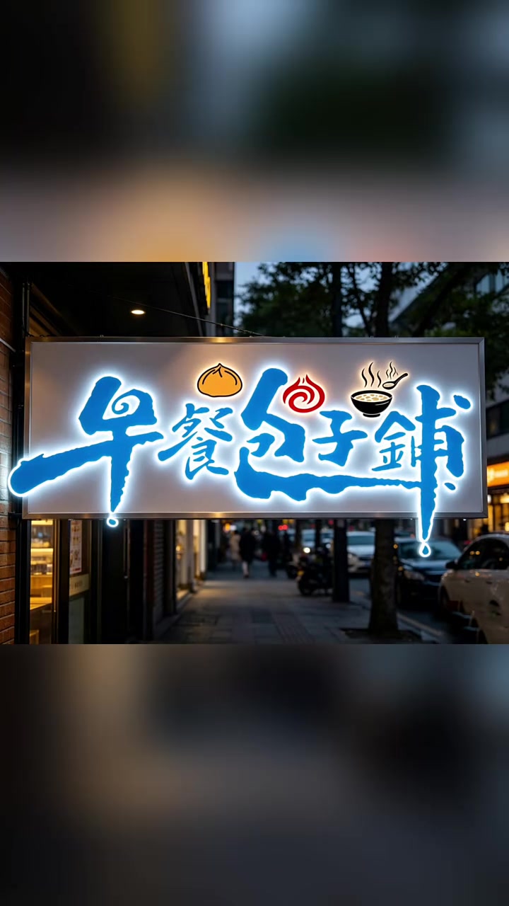 早餐店包子铺门头设计，早餐店包子铺招牌设计，早餐店包子铺牌匾设计#早餐店包子铺门头设计#早