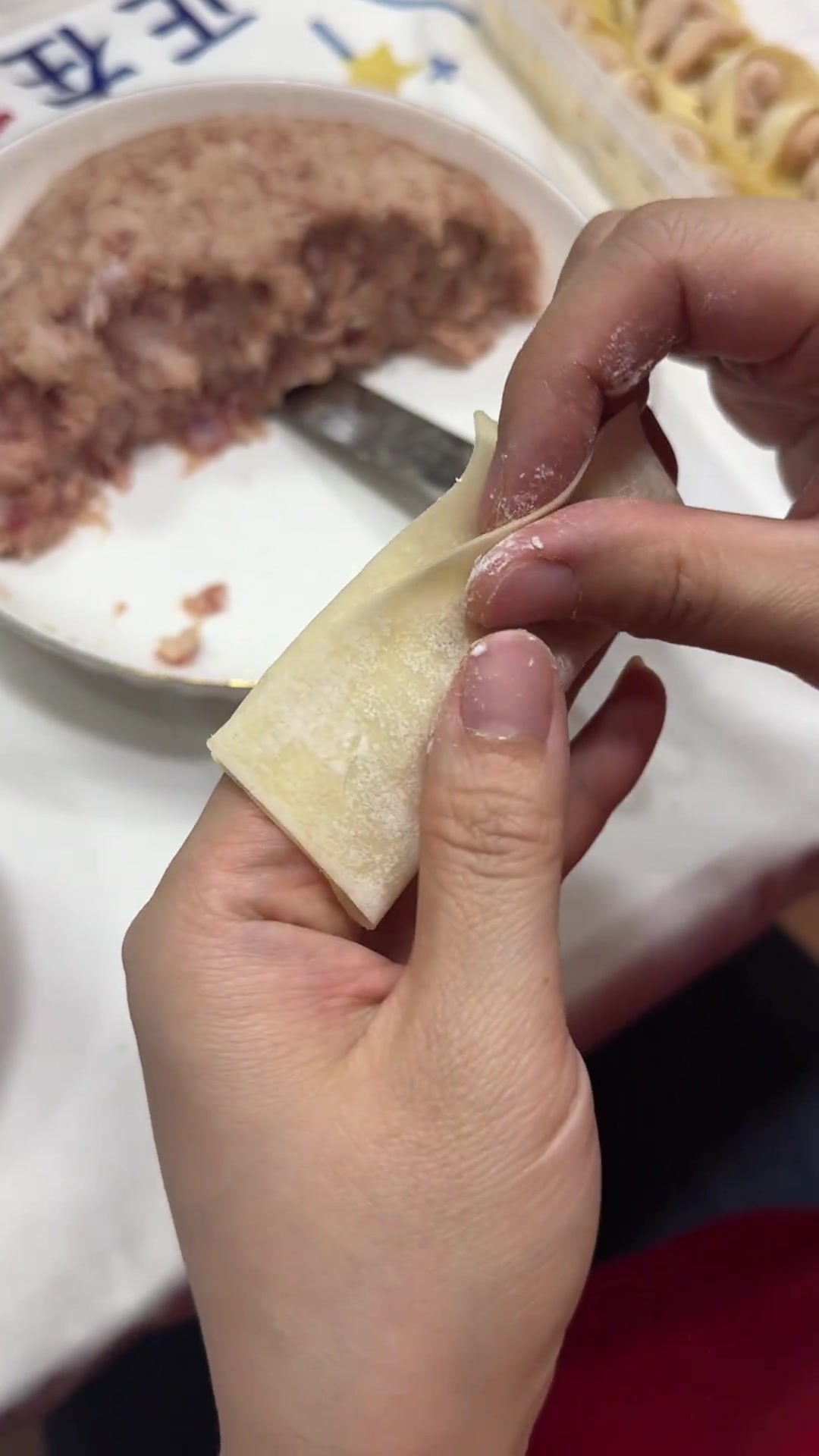 成都纯手工馄饨慢动作教程，包法简单易学！