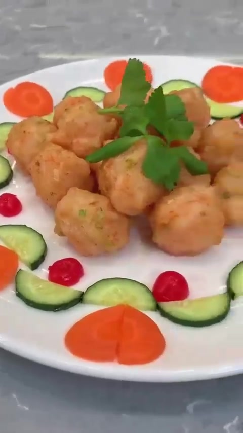 潮汕宴席必备虾丸,虾滑制作鲜香酥脆,快学!