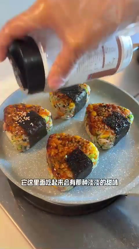 照烧饭团:用剩米饭做小朋友爱吃的,简单好吃营养满满