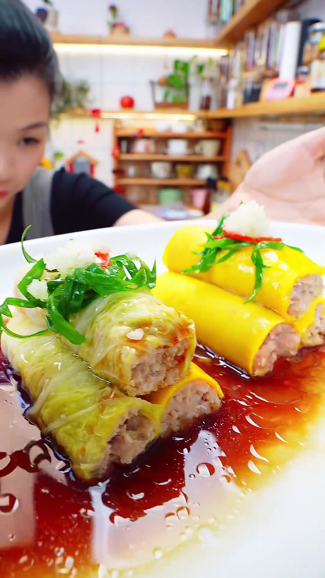 翡翠肉卷低卡营养，口感超棒
