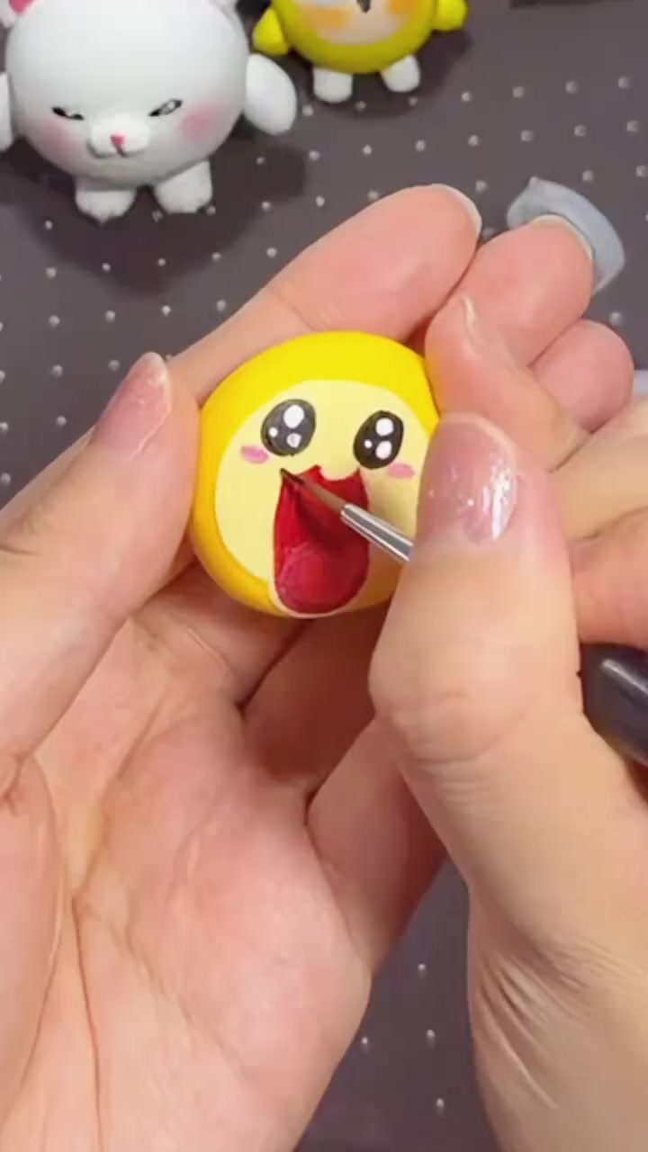 是蛋仔表情包粘土教程～#知识播种计划 #蛋仔 #粘土教程 #可爱