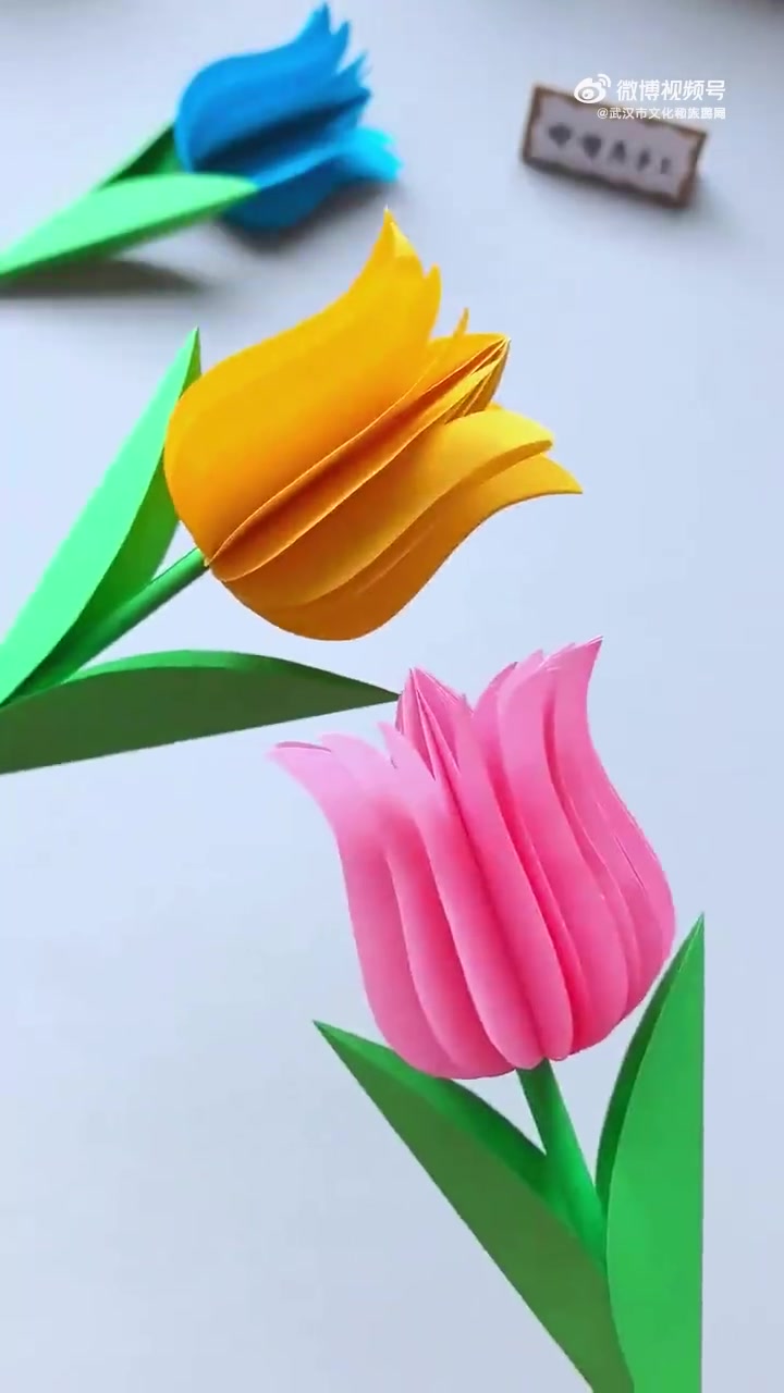 #文旅分享#「收藏！#郁金香手工花束教程#」母亲节就快到了，教你做一朵漂亮的郁金香手工花束