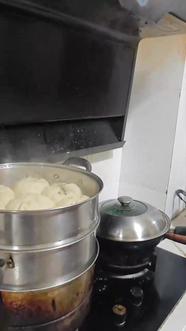 粉丝木耳鸡蛋胡萝卜韭菜海米,自制包子