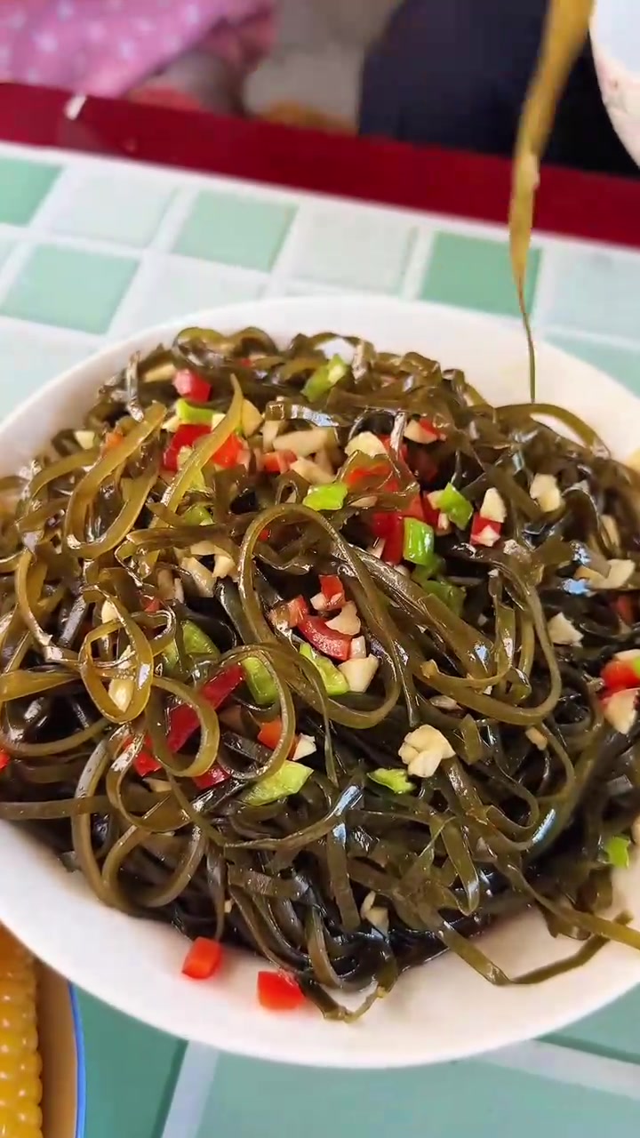 老干部下乡，三菜一汤，霞浦海带丝太好吃了