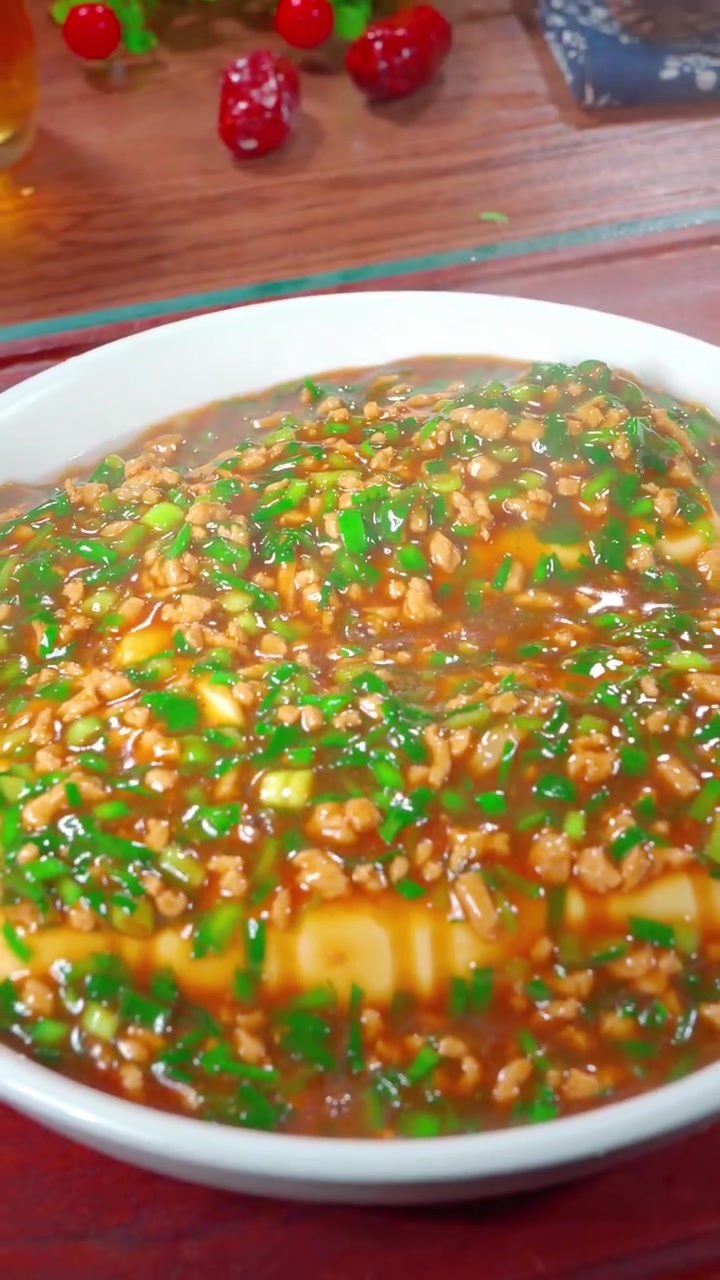 内酯豆腐这么做，烟火气十足的家常菜