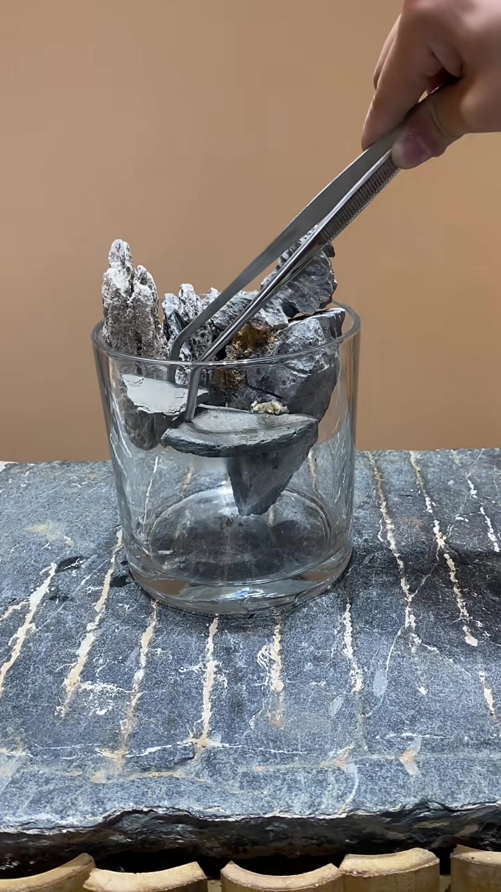 野外采一点苔藓,用家里的玻璃杯改造一下,做个能养鱼的小鱼缸,取名叫做水月洞天怎么样!