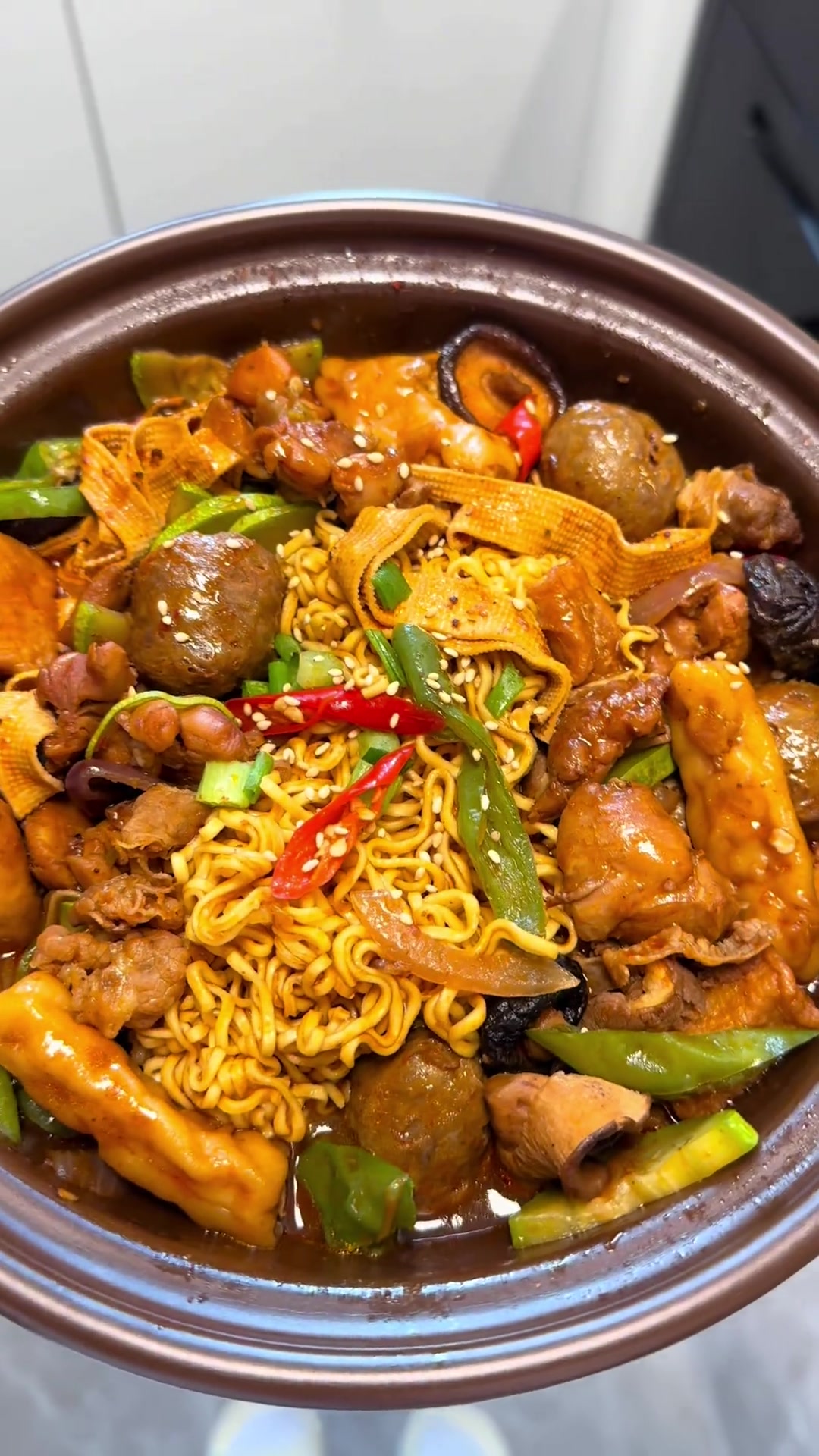 独居一人做饭,沉浸式一锅出重庆鸡公煲