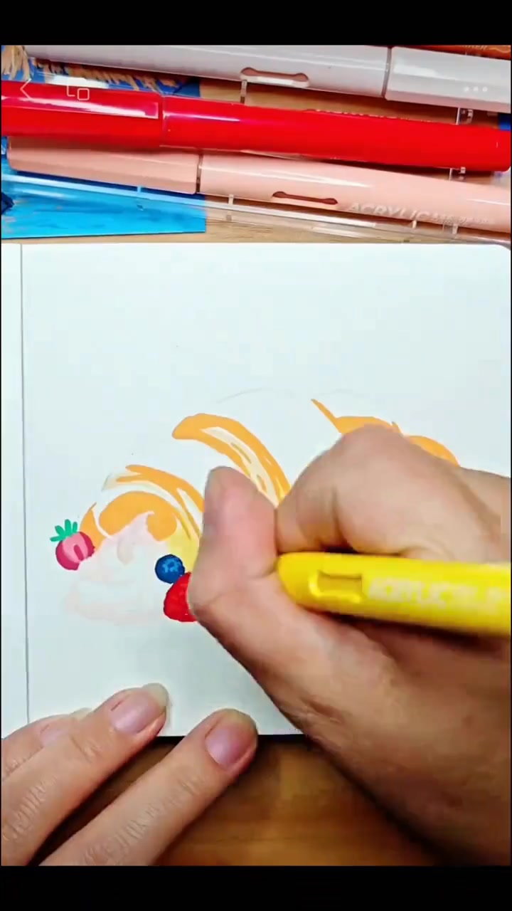 零基础学画画，面包怎么画