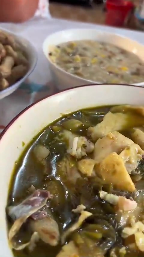 丝瓜炒鸡蛋,酸菜鱼太好吃了
