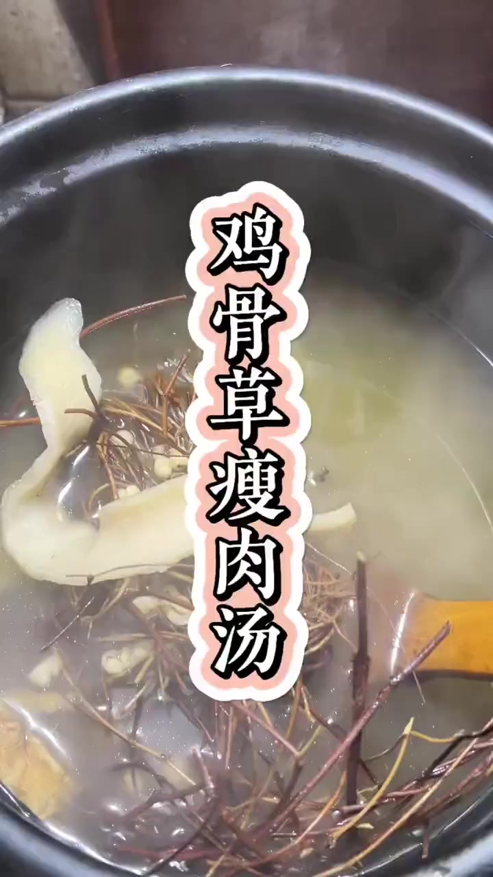 养生健康：广东靓汤鸡骨草煲瘦肉