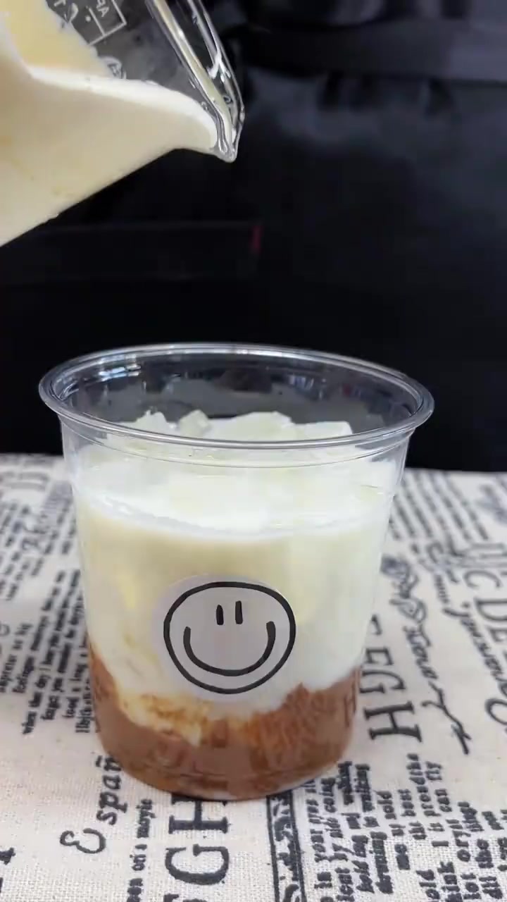 奶盖丸子豆乳拿铁——西点培训#烘焙培训#蛋糕学校#小吃培训