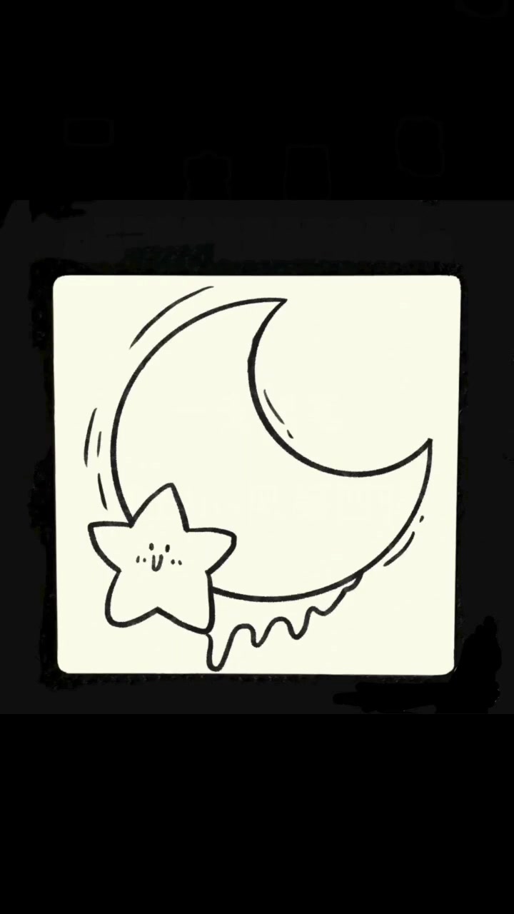 一支黑笔画出ins风简笔画第四弹