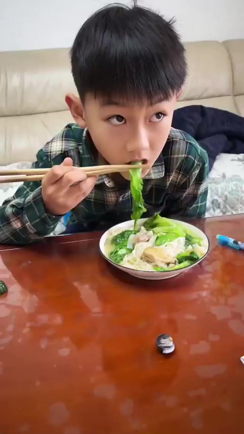 爱吃青菜的小朋友