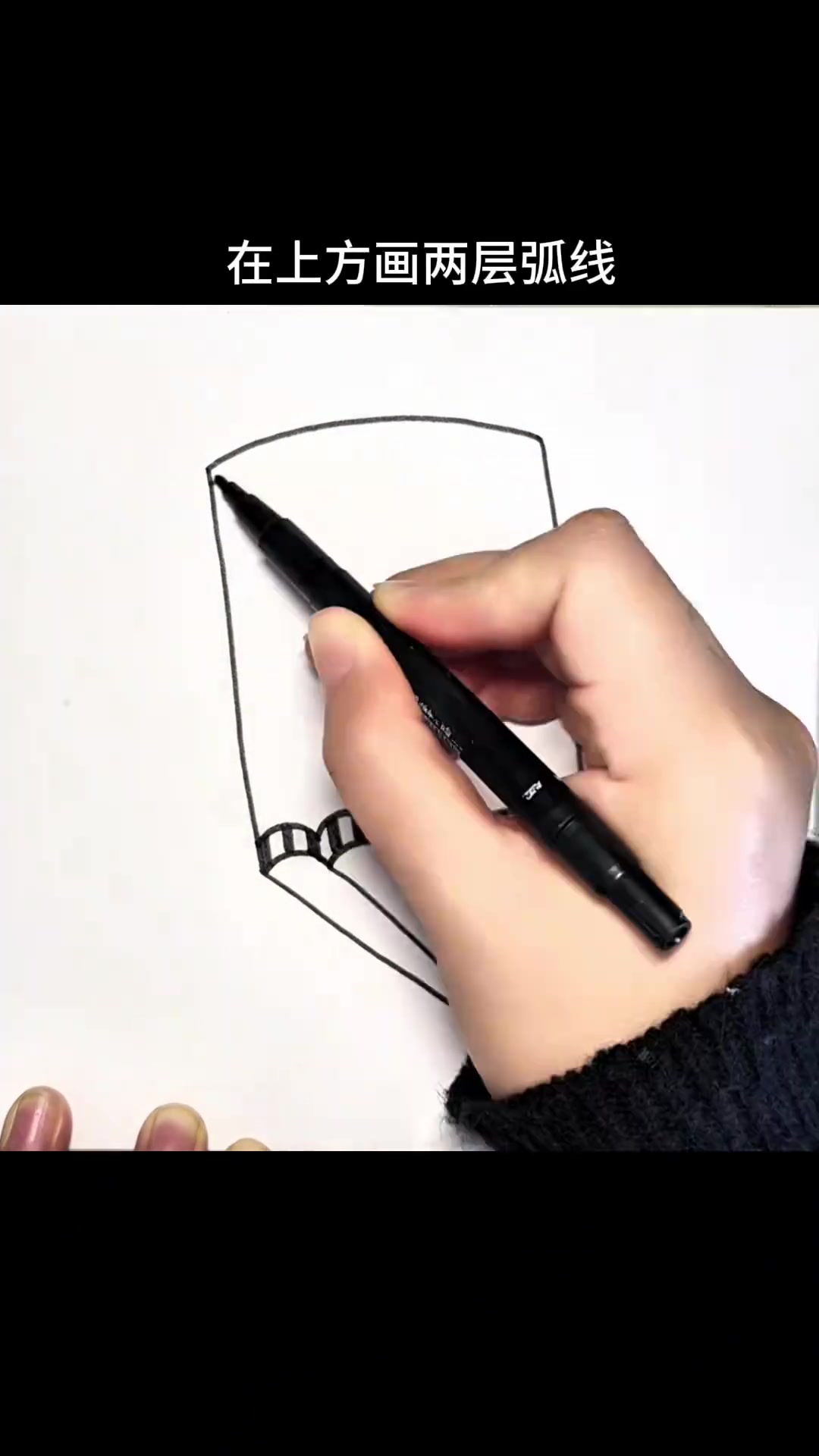 创意线描儿童画 用几根线条就可以画出一副漂亮的儿童画