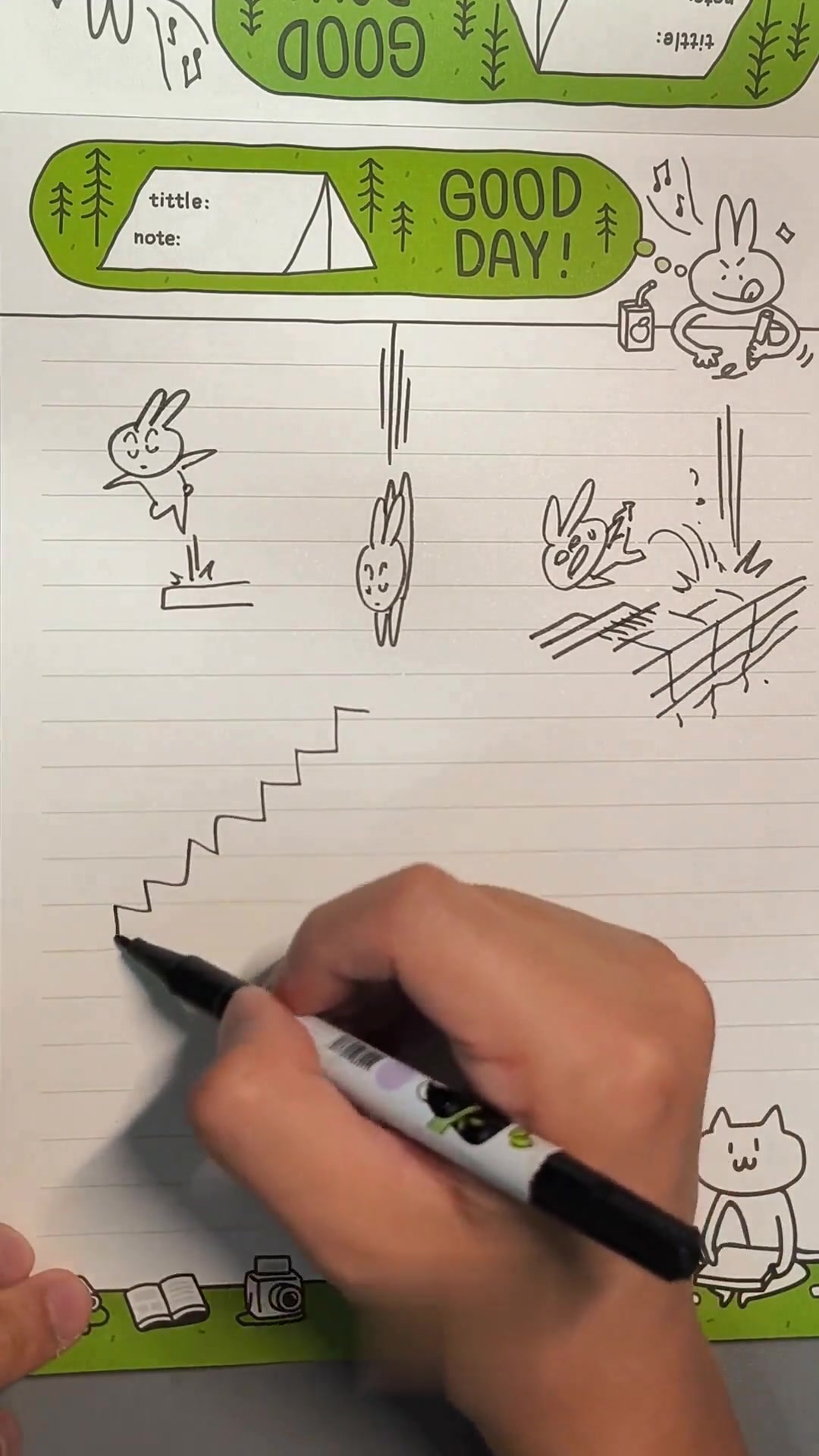 简笔画里关于运动轨迹的盘子和吧唧画法