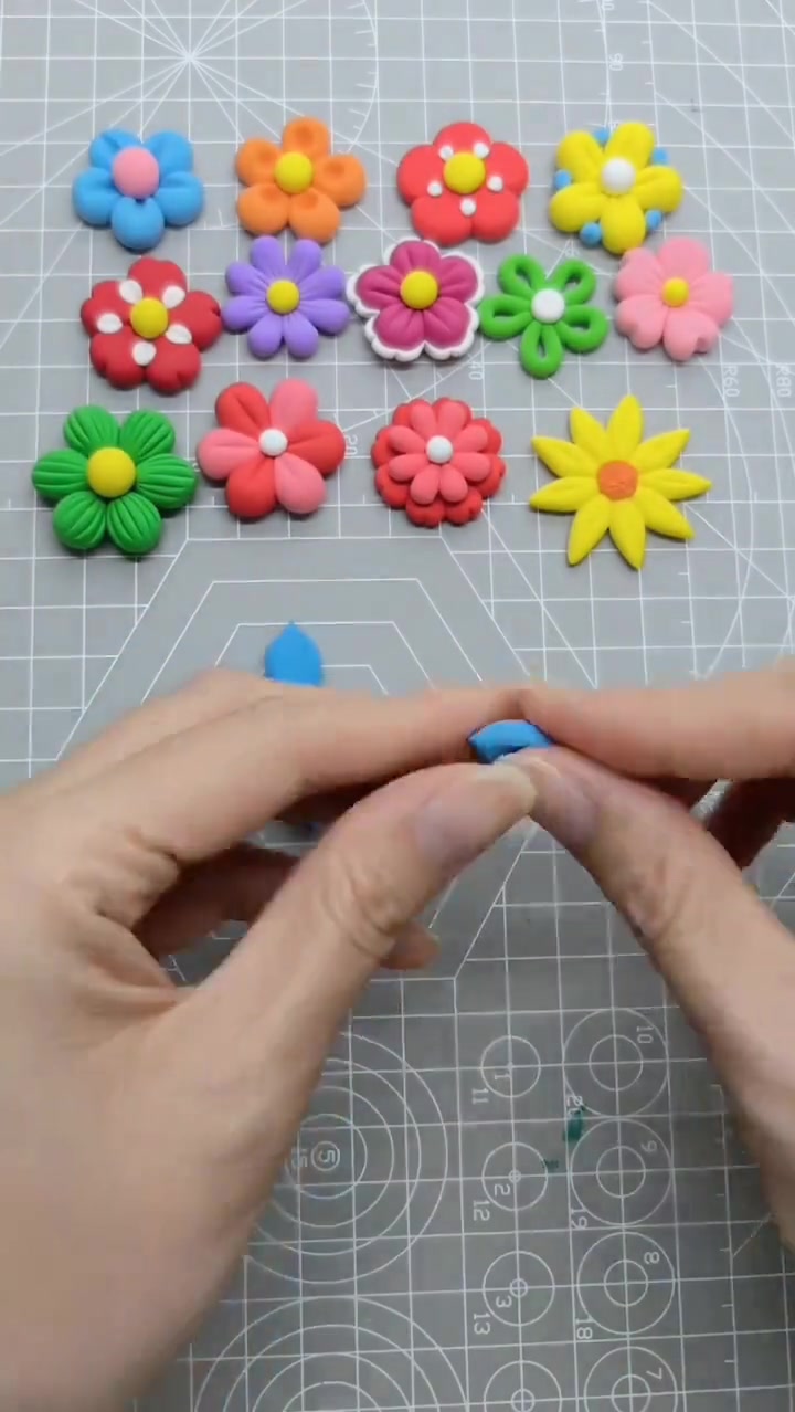 粘土小花制作超轻粘土手工花教程