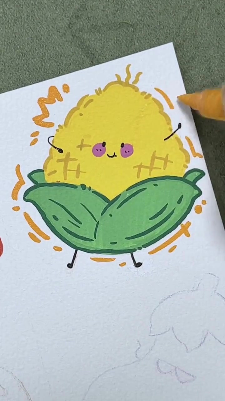 蔬菜合集 沉浸式画画 蔬菜篇来咯 多吃蔬菜身体棒棒 哪个是你的菜