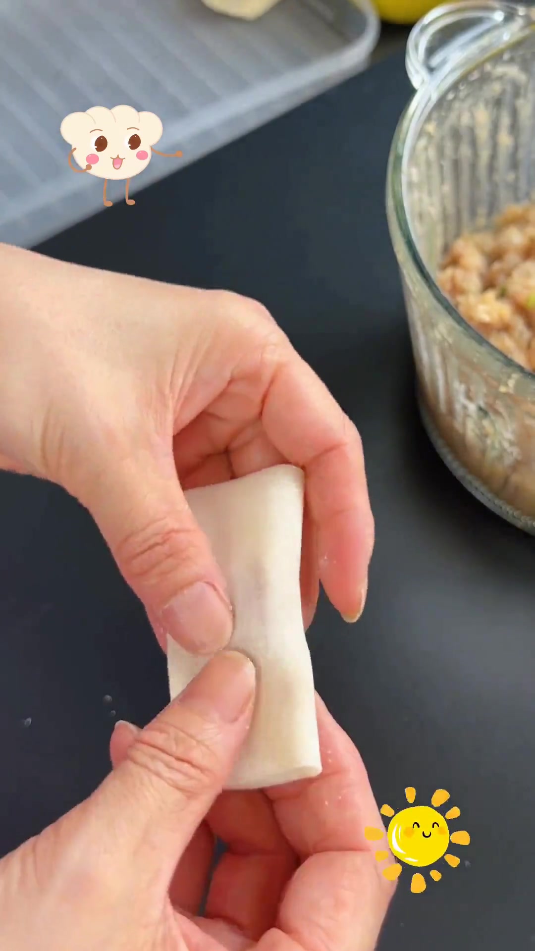 馄饨的这种包法好看又简单，一看就会一学就对