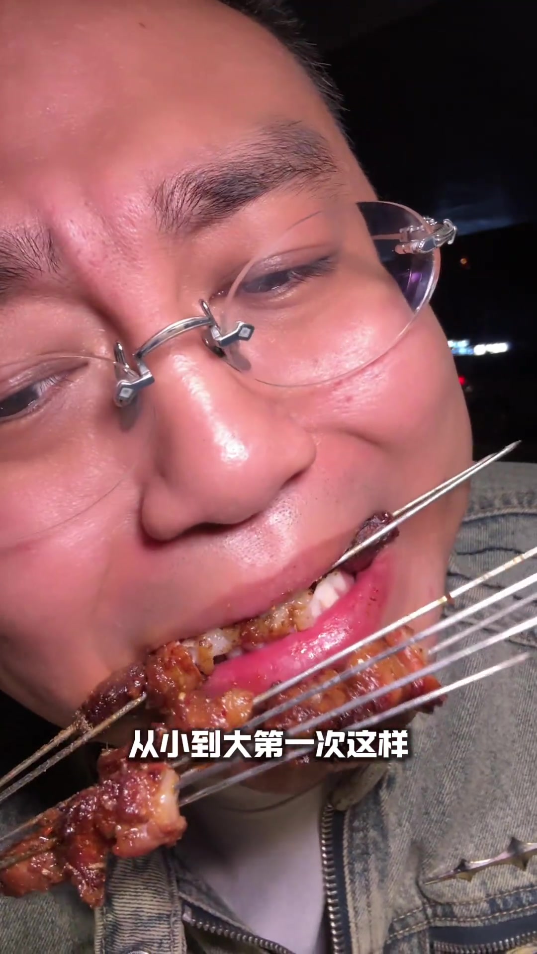 卡不赖的羊肉串,大肉串子又香又嫩,内蒙古
