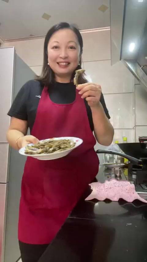 野生河鱼仔，云帘山坑收获的鱼香喷喷