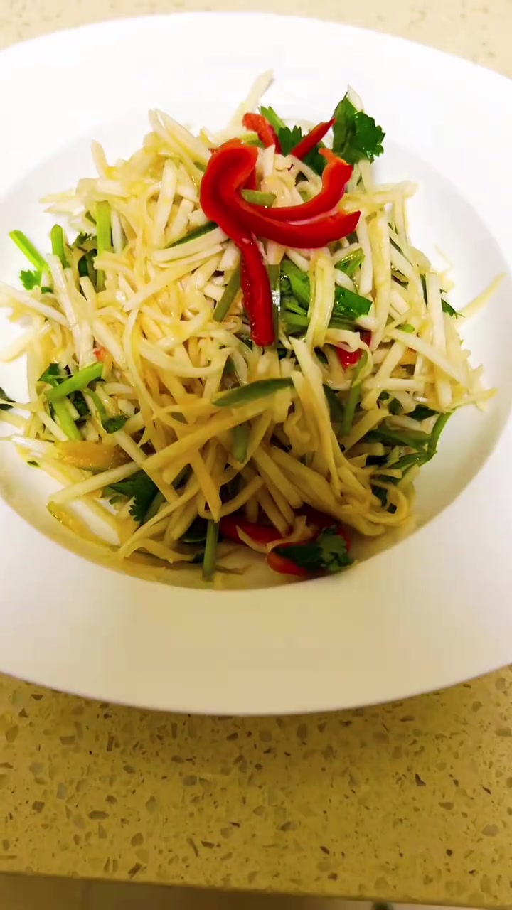 大文爱做饭：凉拌恰玛古，清甜脆爽