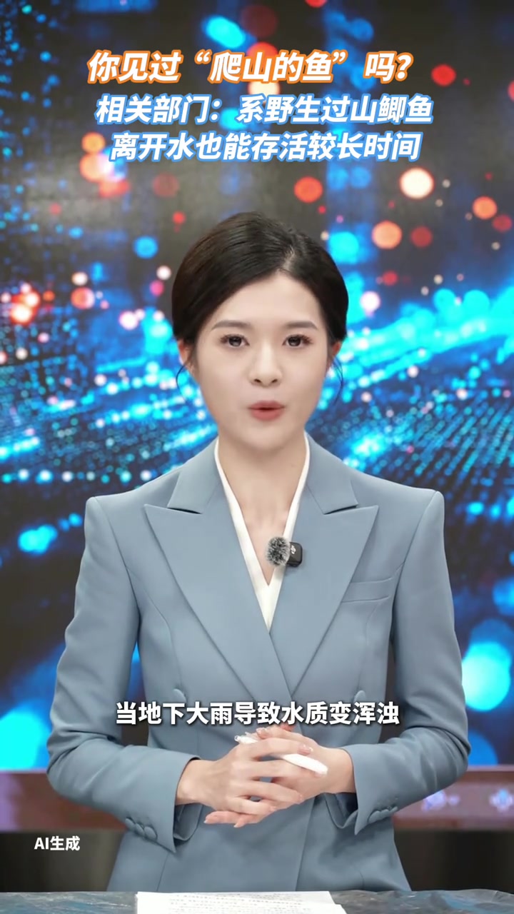 路边出现一群“爬山的鱼”,专家解答:这种鱼叫过山鲫鱼,离开水也能存活较长时间