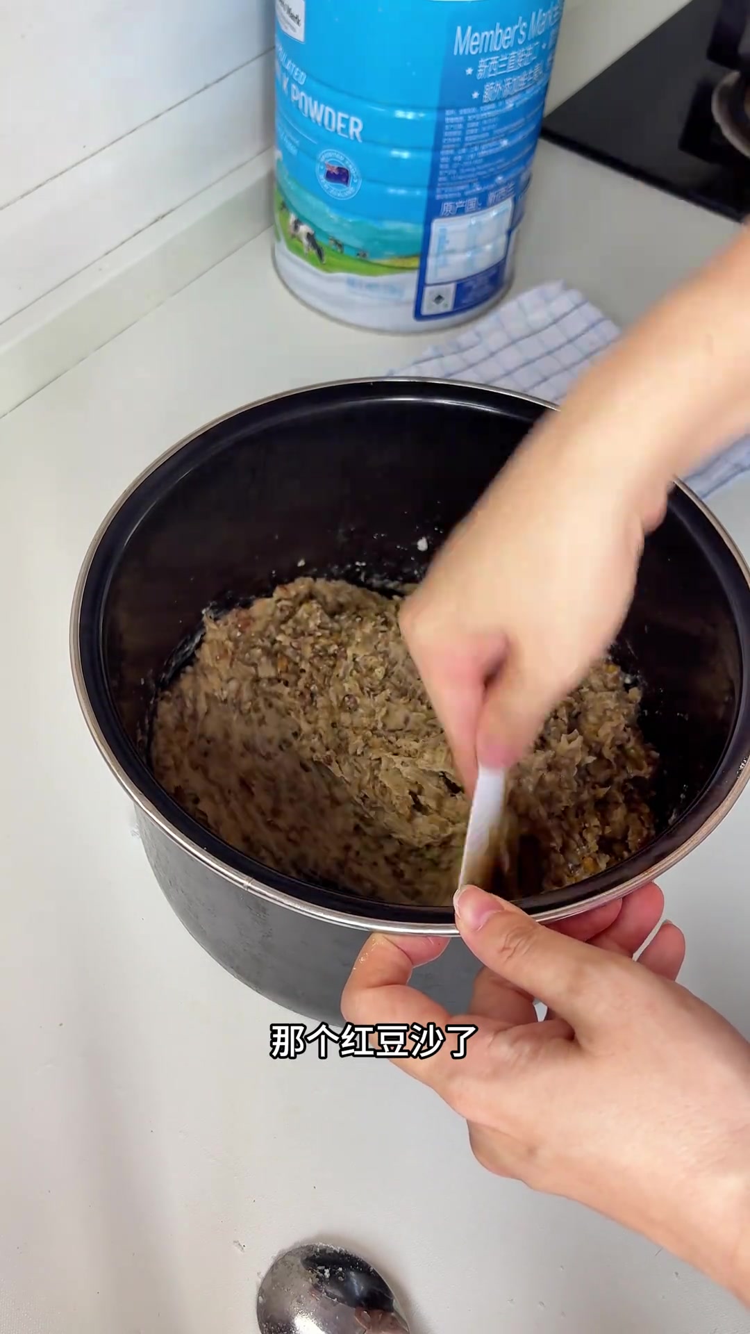 平底锅做冰皮绿豆饼，软糯香甜解暑