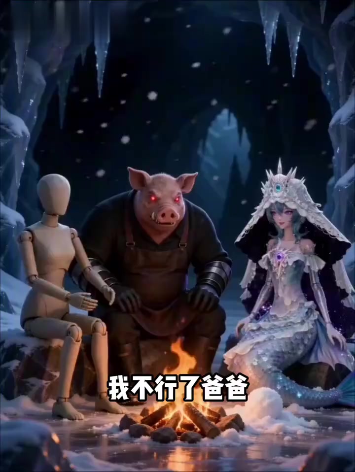 模特用人鱼新娘雪球反拿捏藏秘密的冰公主